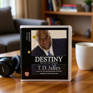 TD Jakes “Destiny” 7-Disc Audiobook CD Set – Faith, Purpose & Inspiration